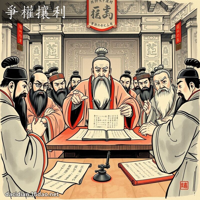 爭权攘利 配图