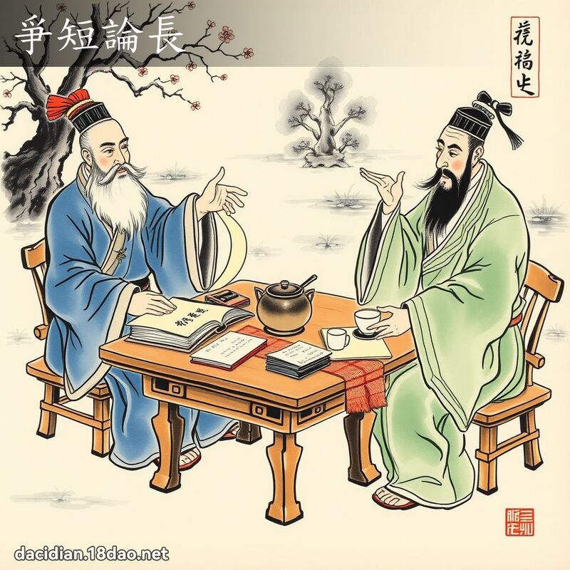 爭短论长 配图