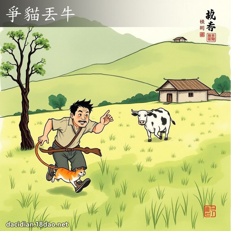 爭猫丟牛 配图