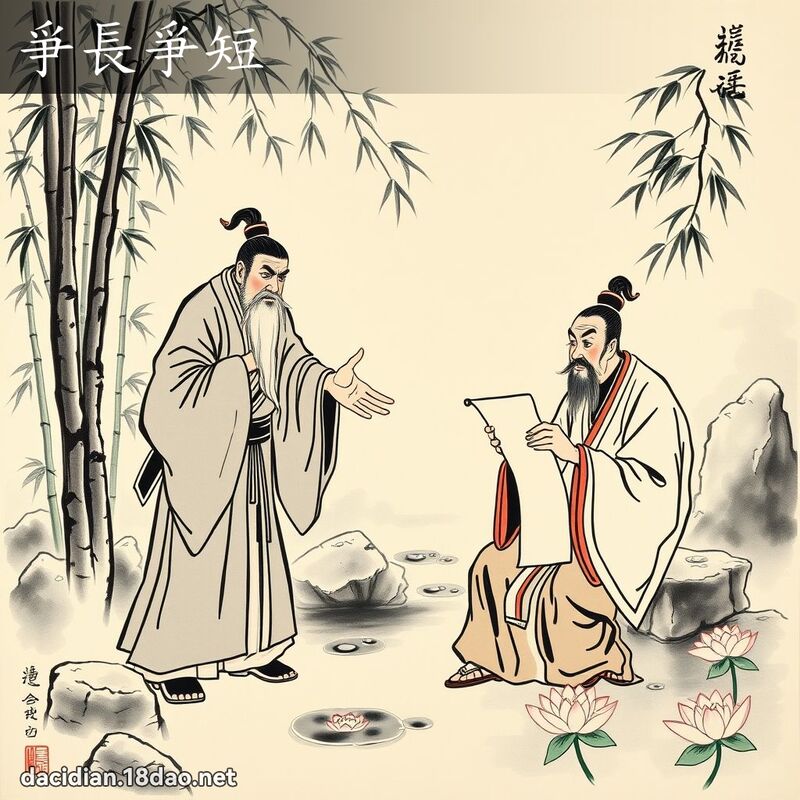 爭长爭短 配图