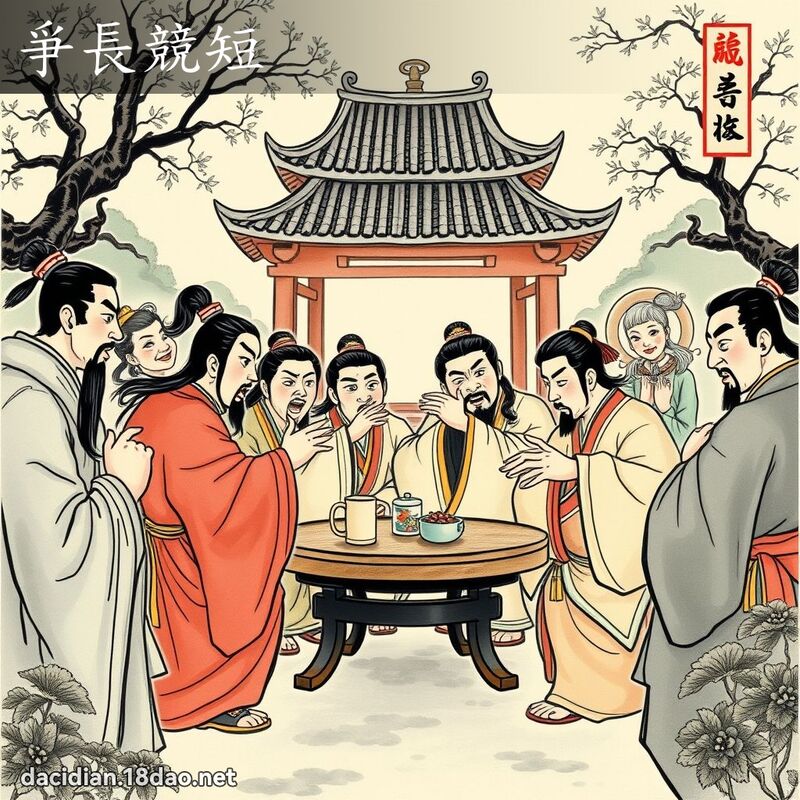 爭长竞短 配图
