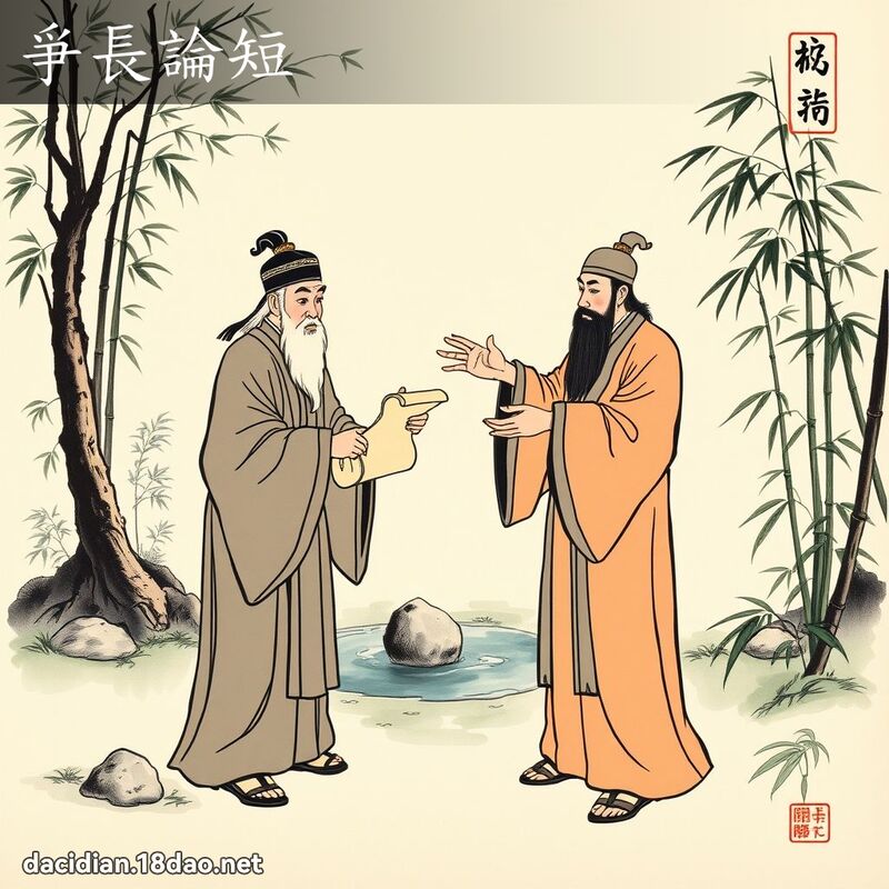 爭长论短 配图
