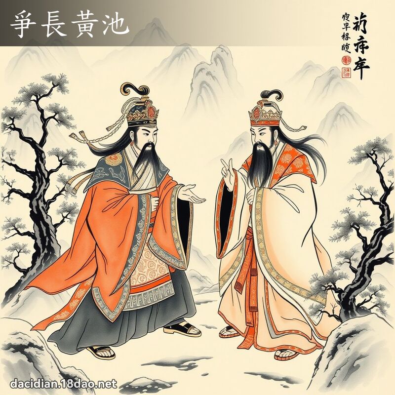 爭长黄池 配图