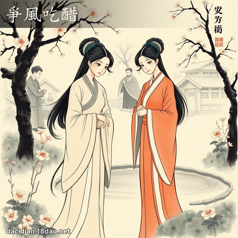 爭风吃醋 配图