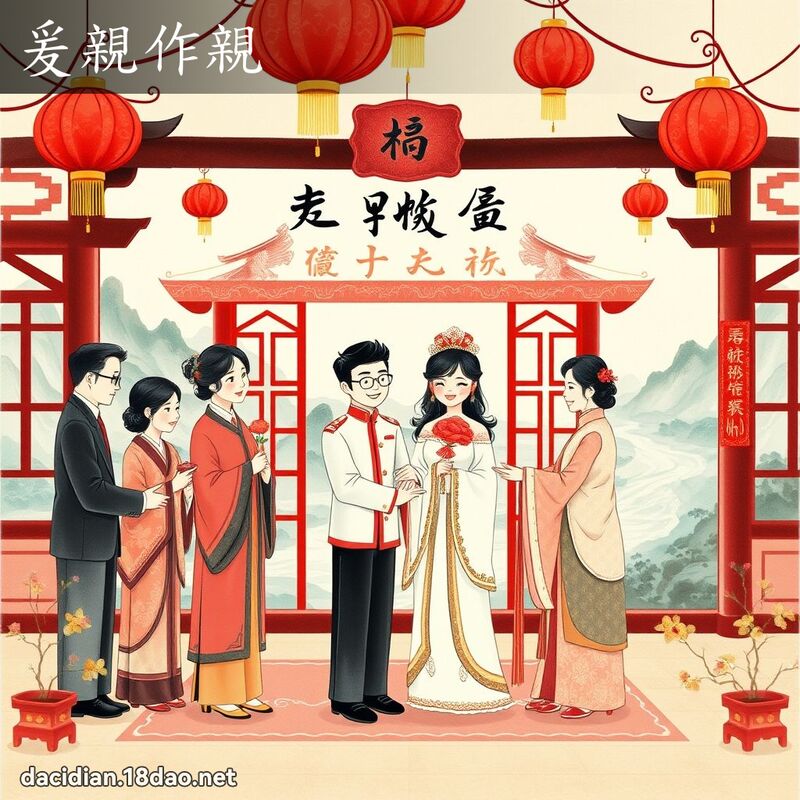 爰亲作亲 配图