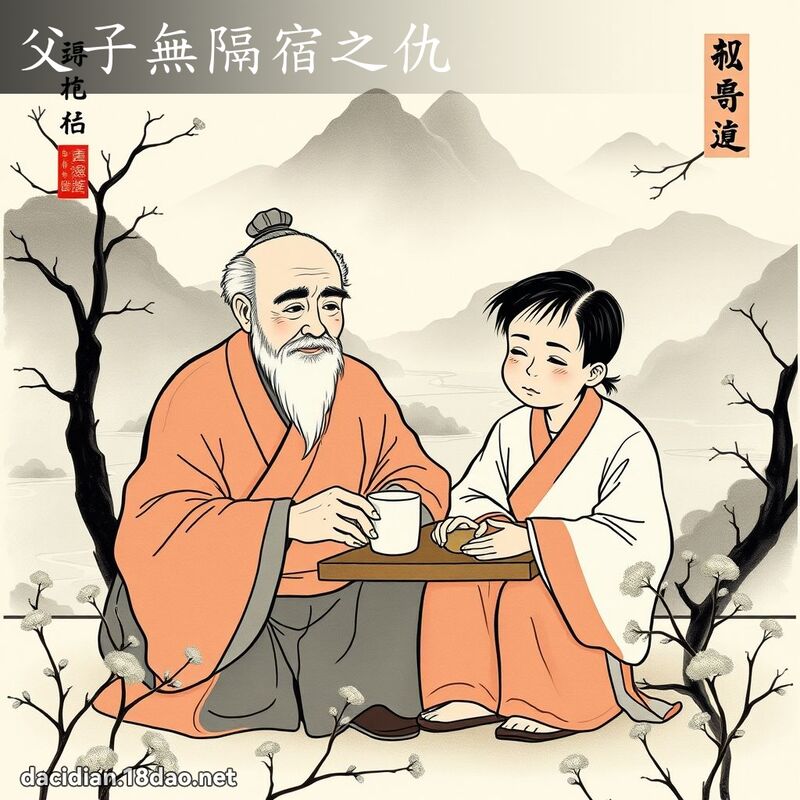 父子无隔宿之仇 配图