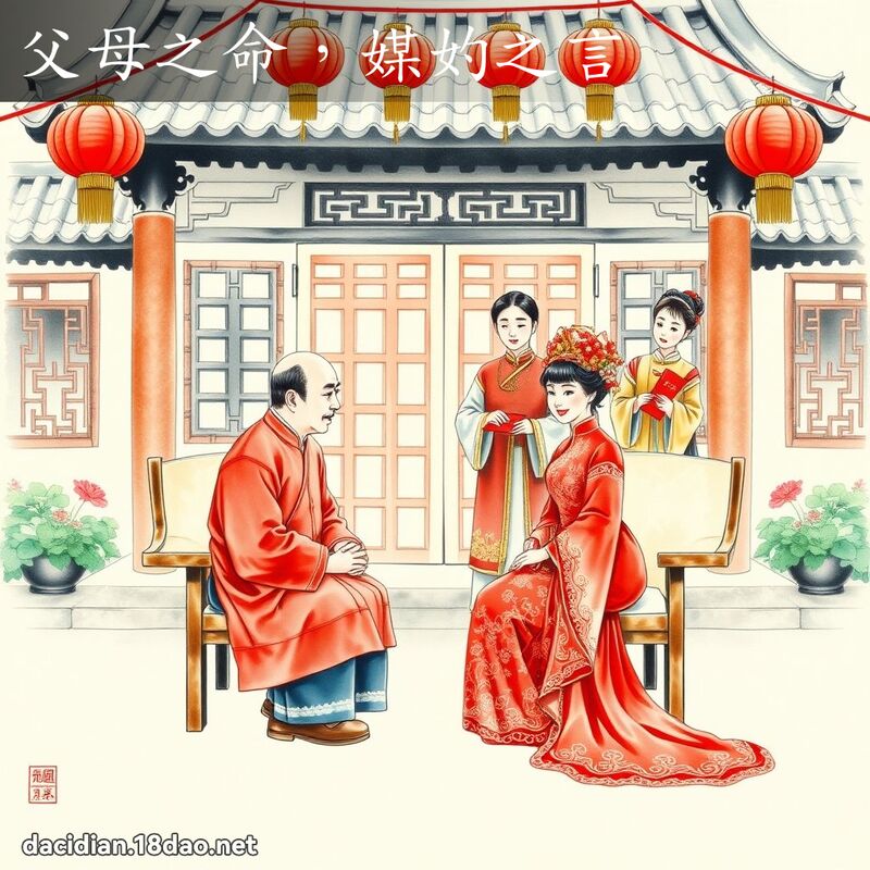 父母之命,媒妁之言 配图