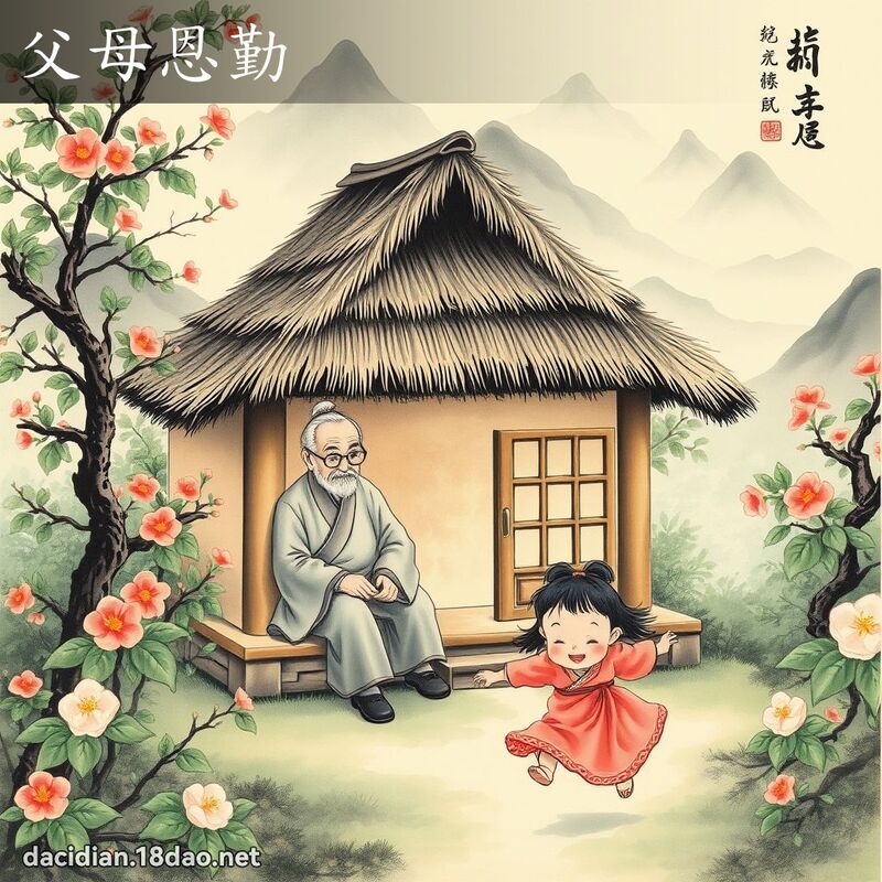 父母恩勤 配图