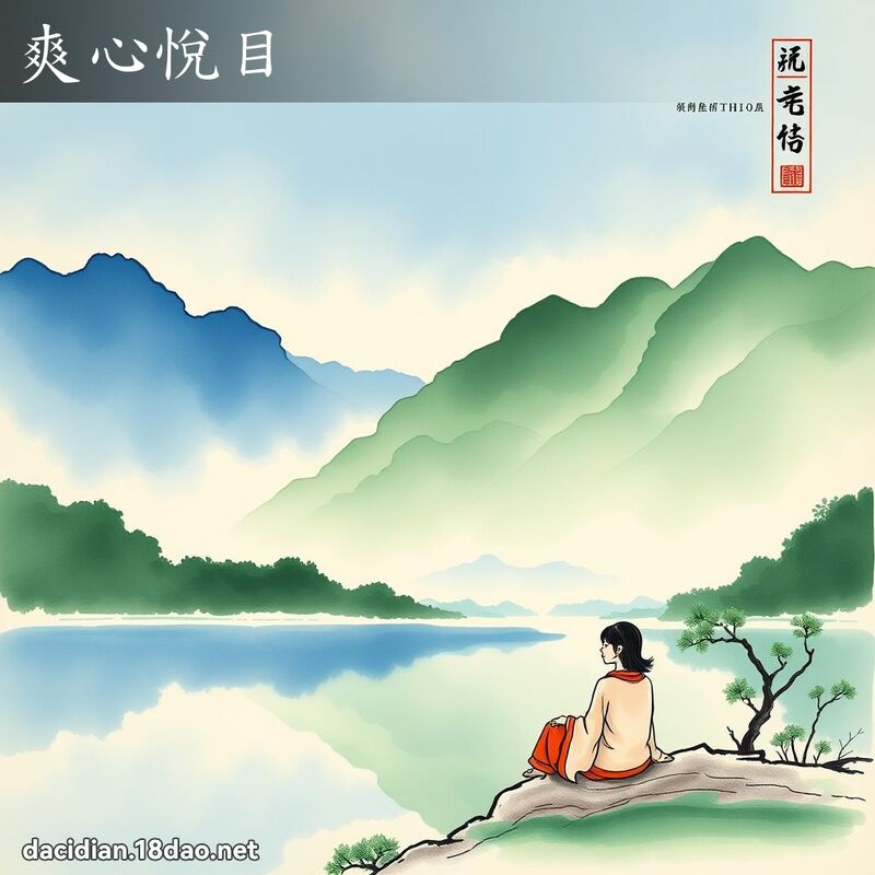 爽心悦目 配图