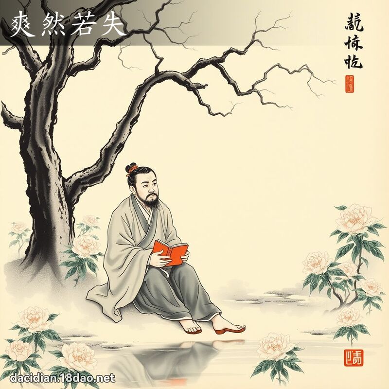 爽然若失 配图