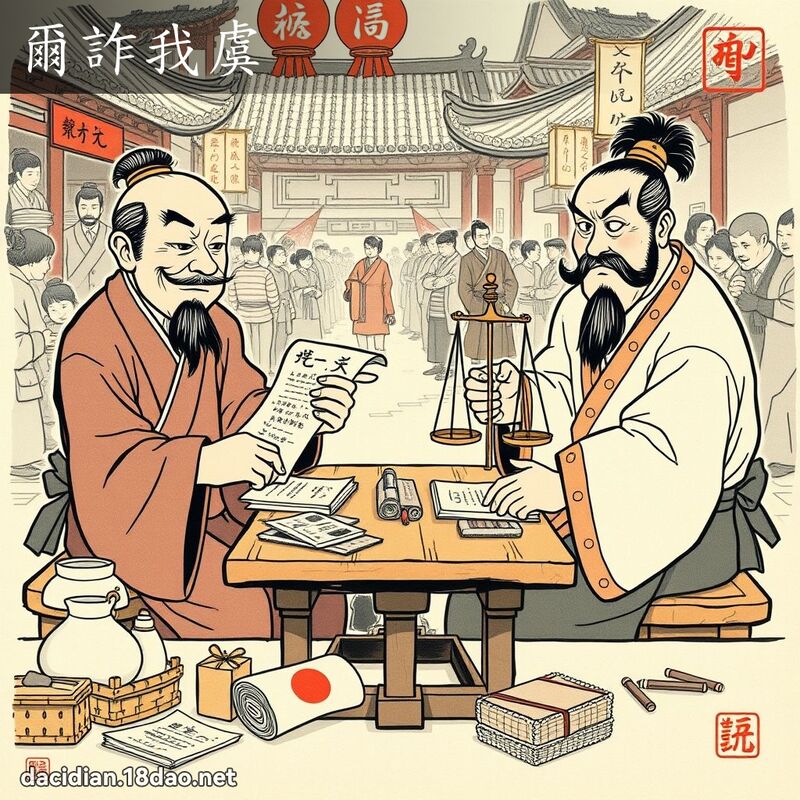 尔诈我虞 配图