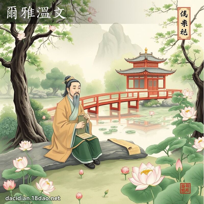 尔雅温文 配图