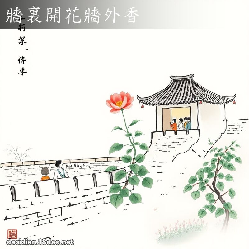 墙裏开花墙外香 配图
