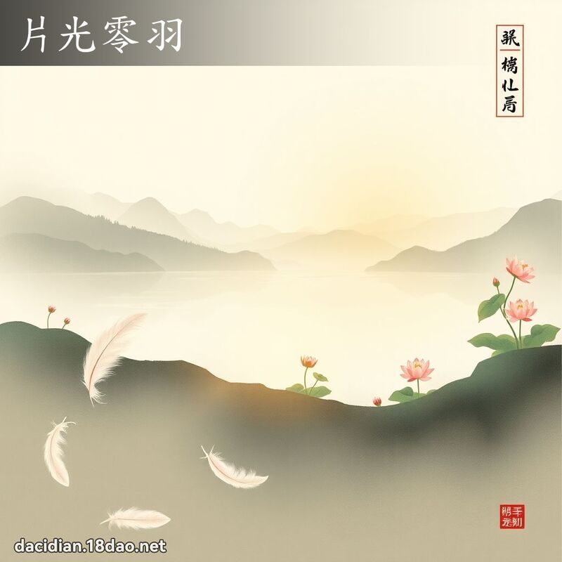 片光零羽 配图