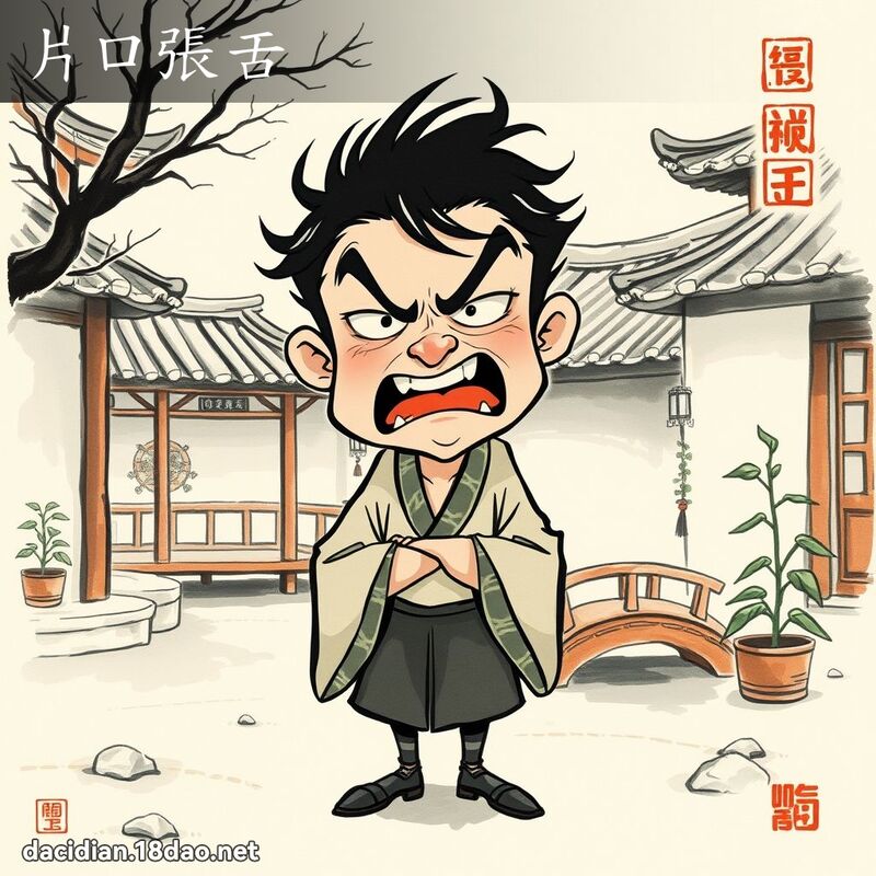 片口张舌 配图