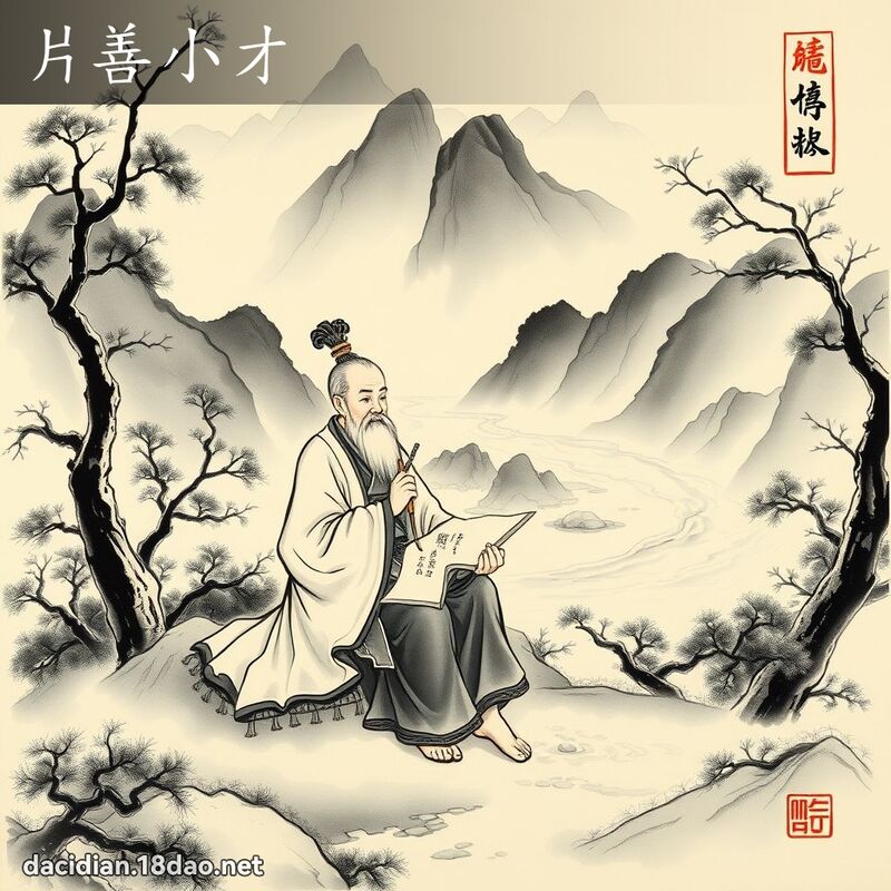 片善小才 配图