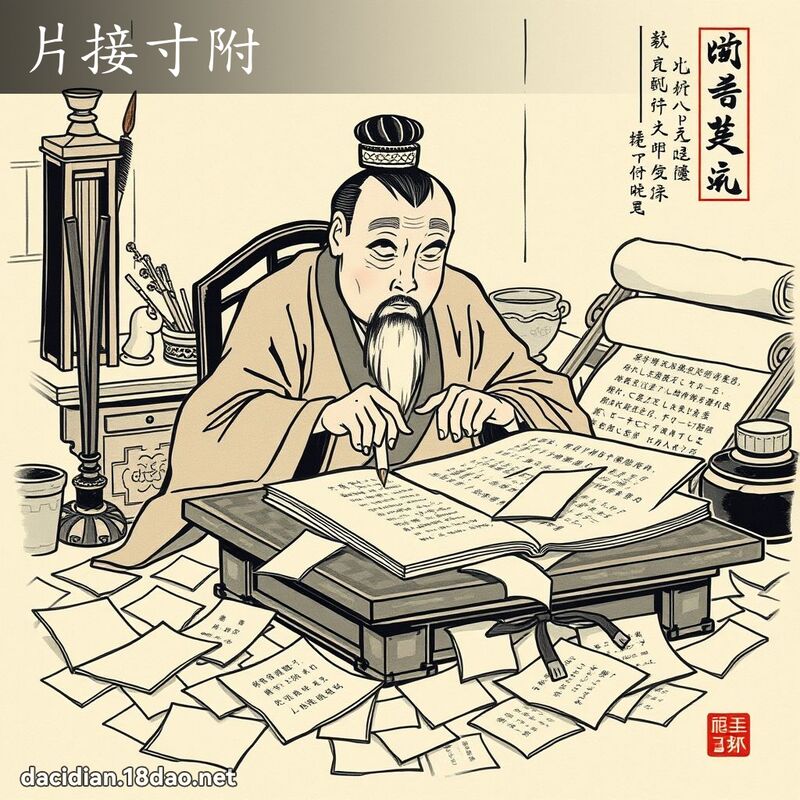 片接寸附 配图