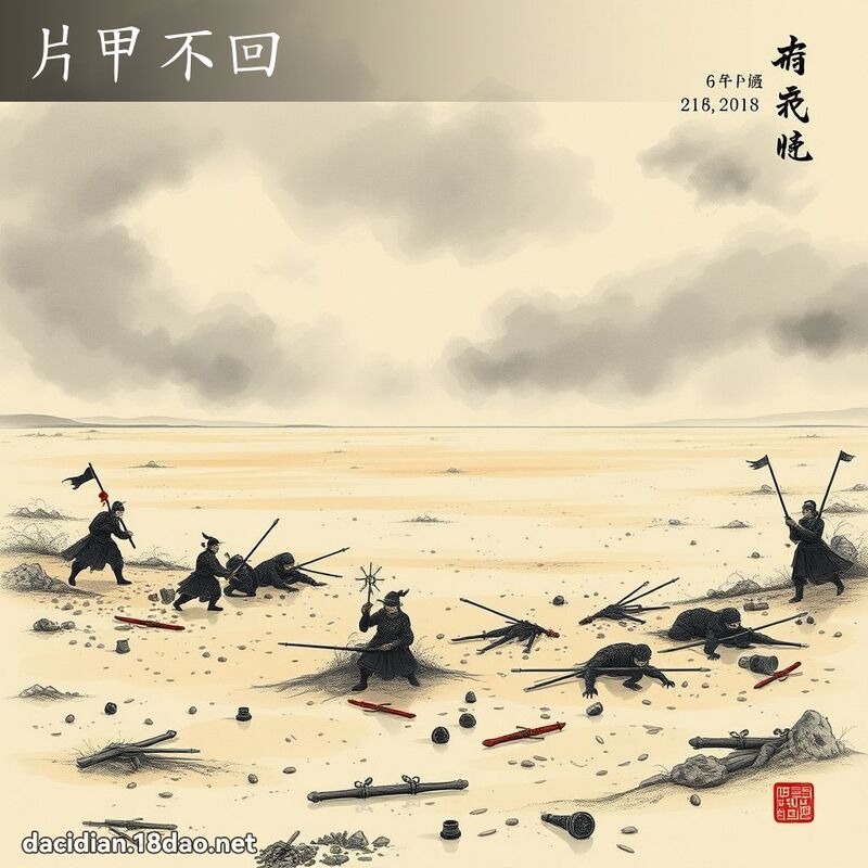 片甲不回 配图