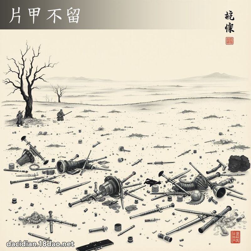 片甲不留 配图
