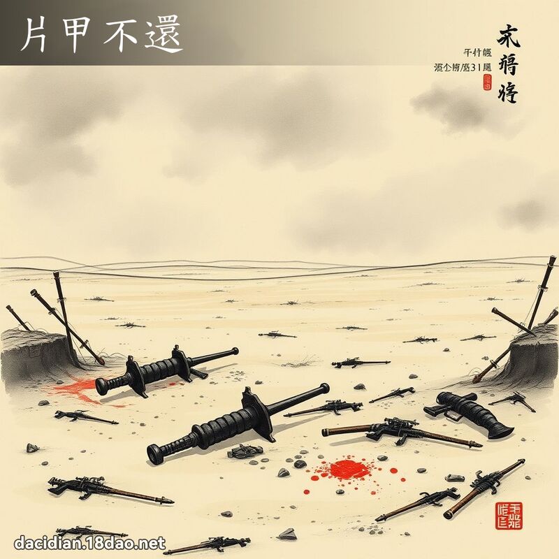 片甲不还 配图