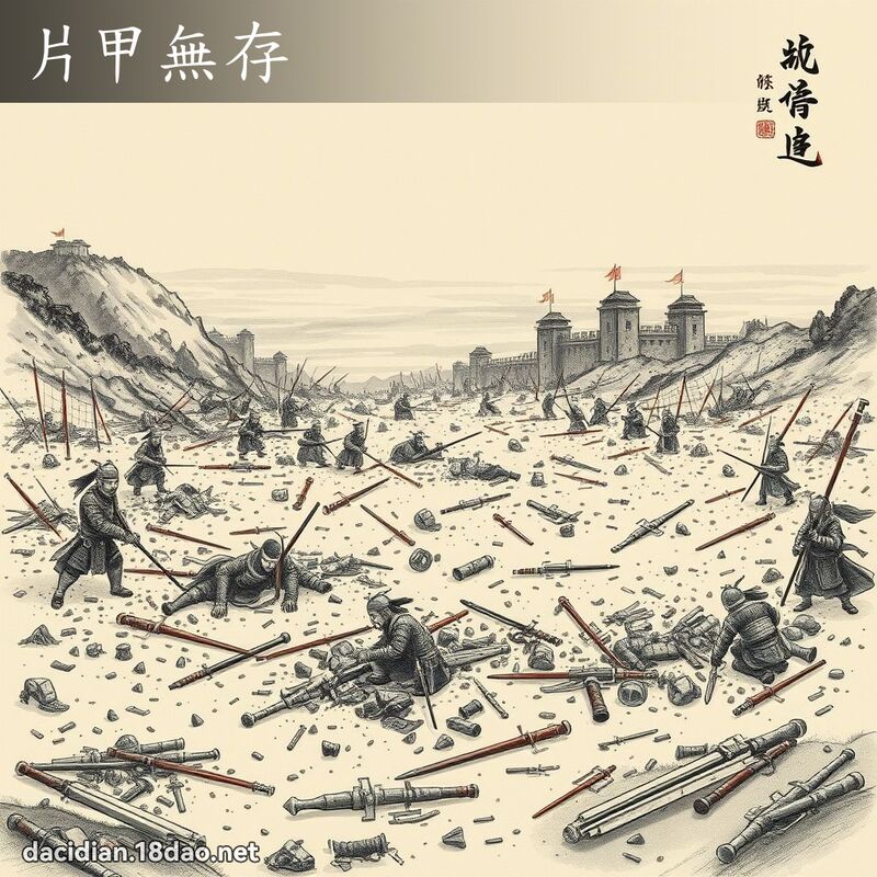 片甲无存 配图