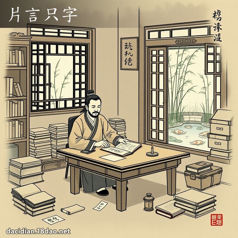 片言只字 配图