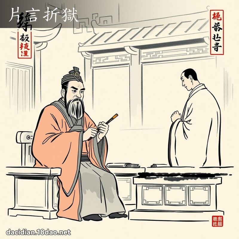 片言折狱 配图