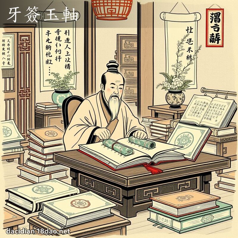 牙签玉轴 配图