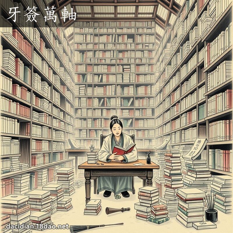 牙签万轴 配图