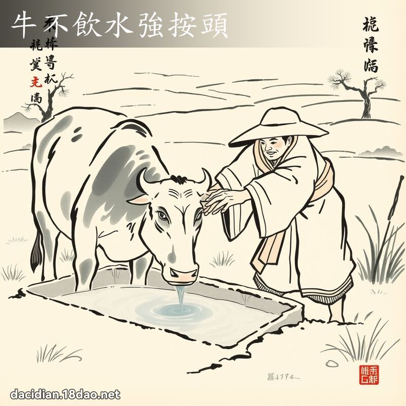 牛不饮水强按头 配图