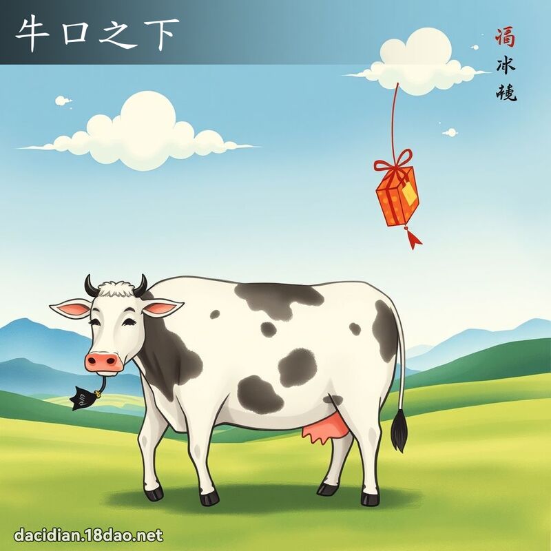 牛口之下 配图