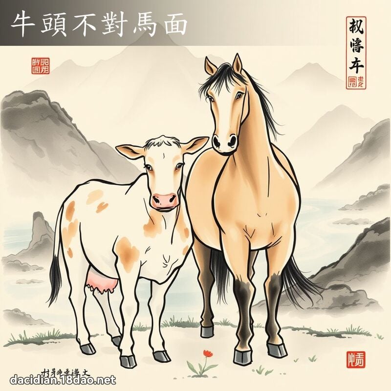 牛头不对马面 配图