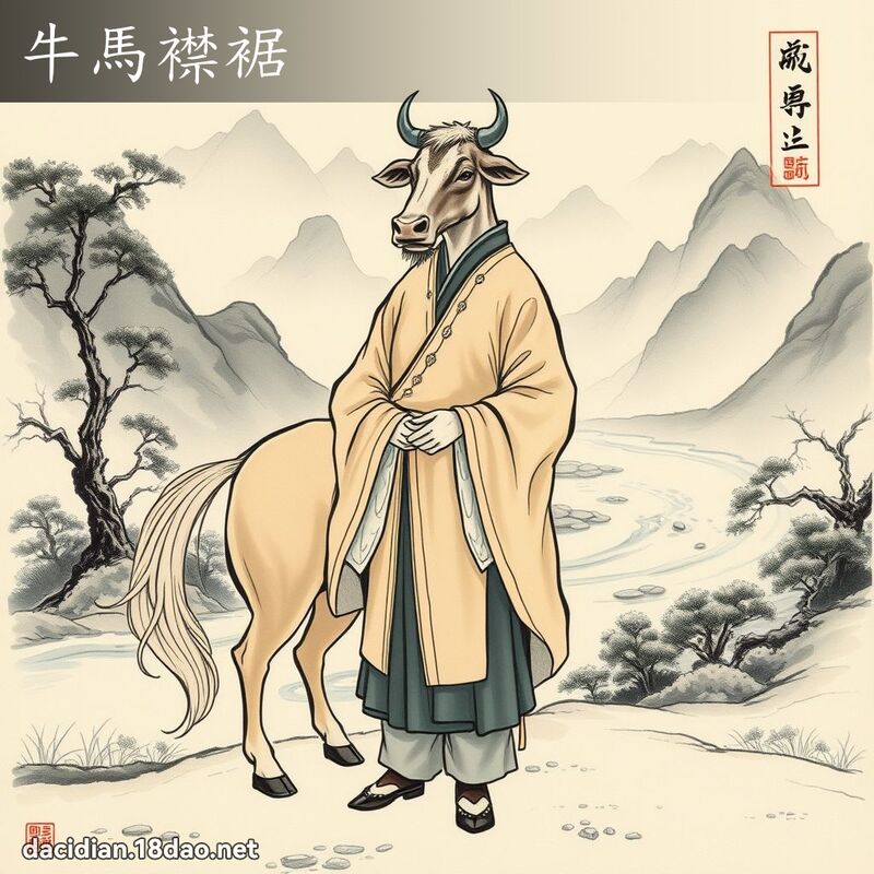 牛马襟裾 配图