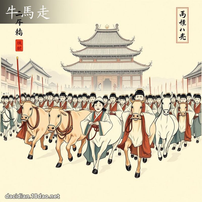 牛马走 配图