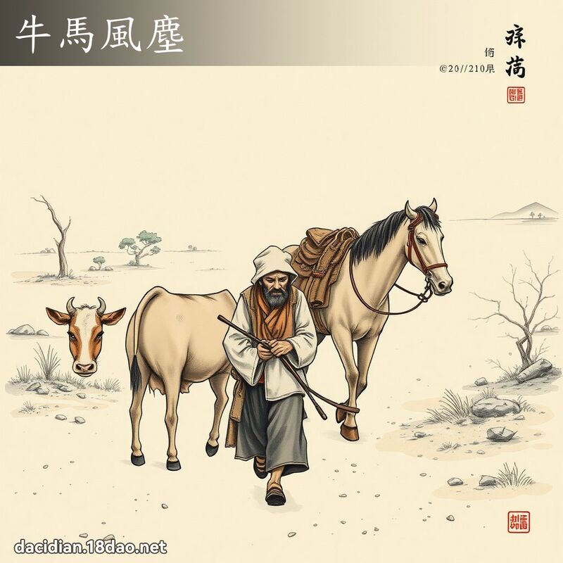 牛马风尘 配图