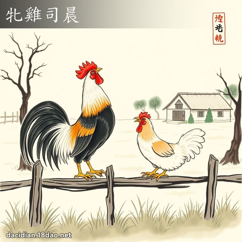 牝鸡司晨 配图