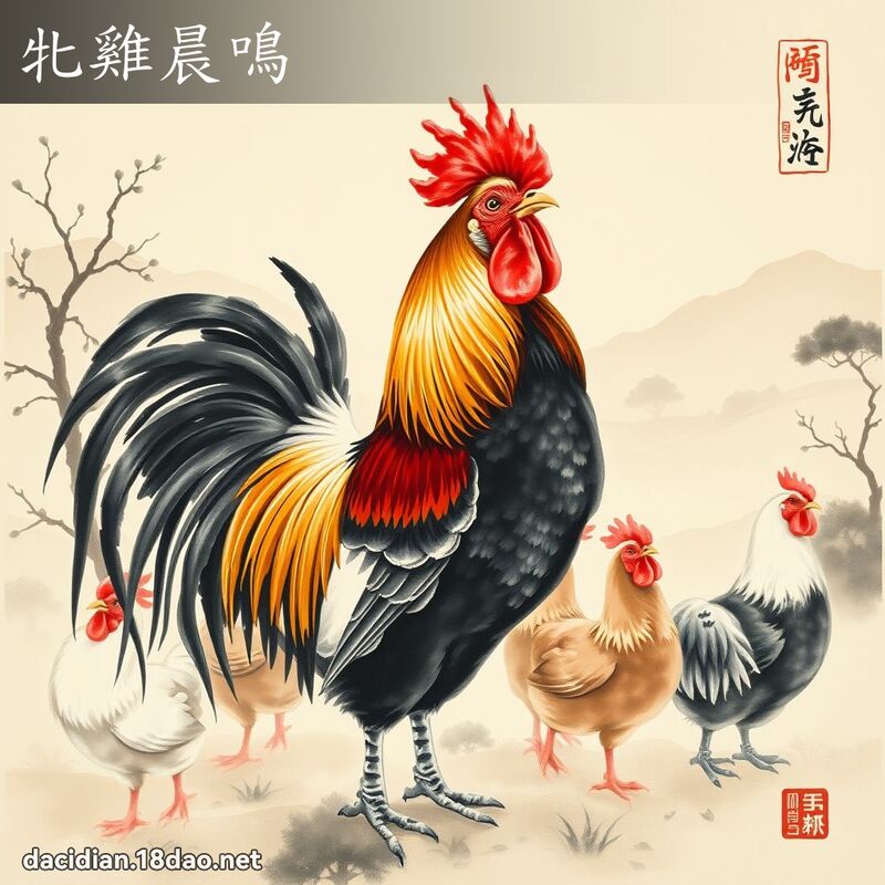 牝鸡晨鸣 配图