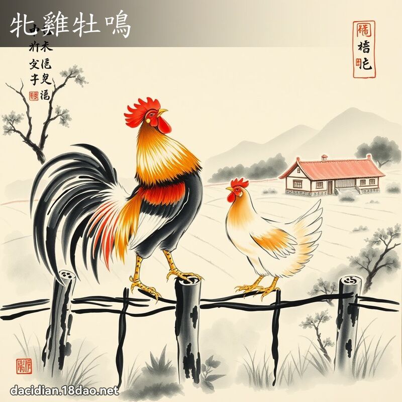 牝鸡牡鸣 配图
