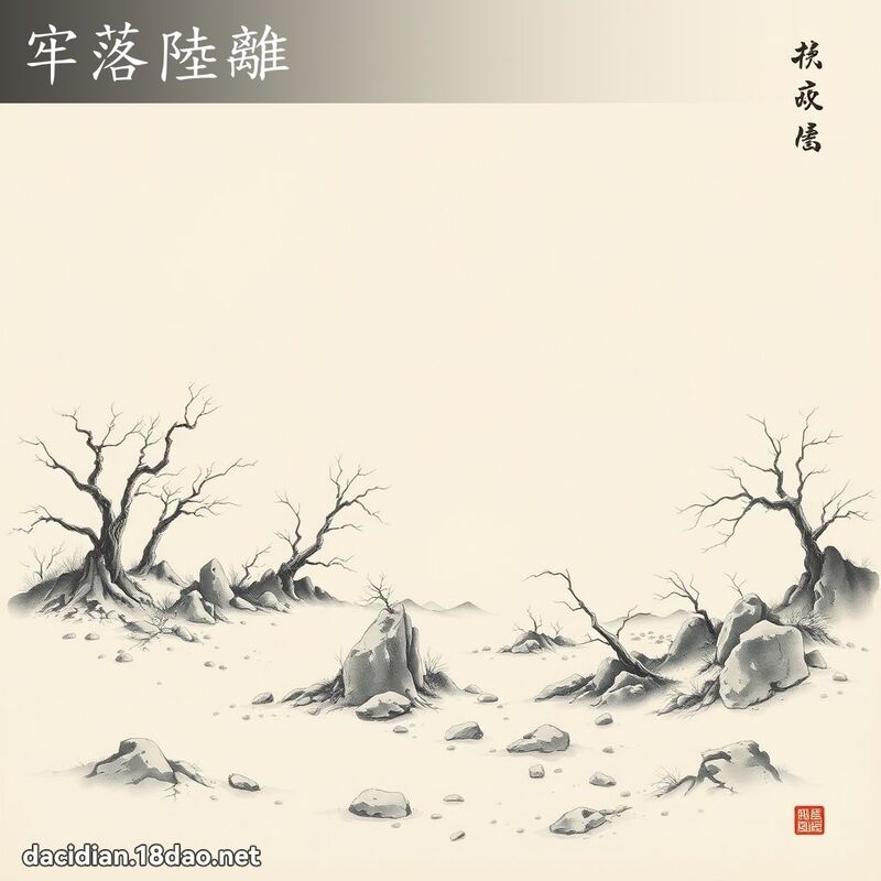 牢落陆离 配图
