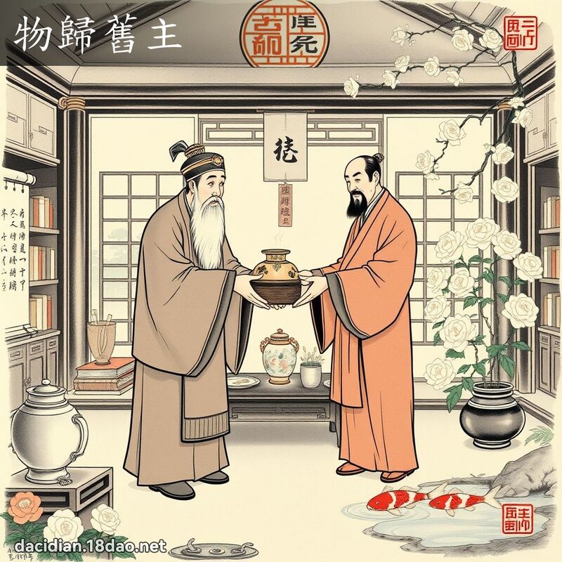 物归旧主 配图
