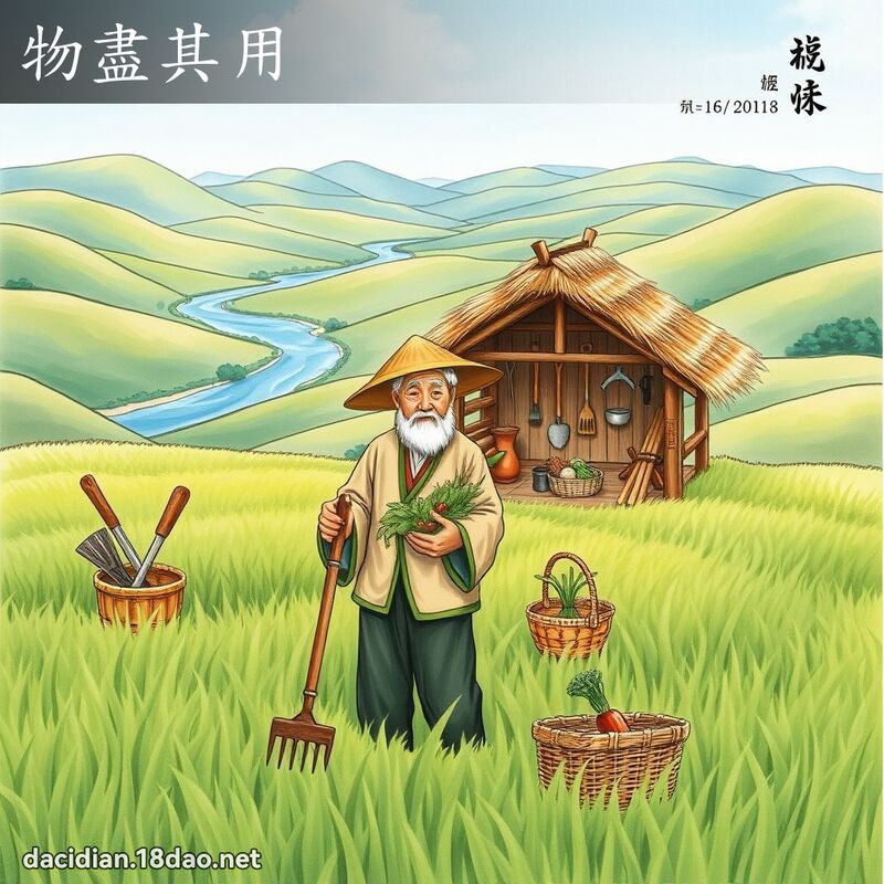 物尽其用 配图