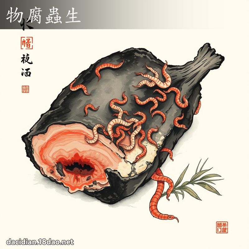 物腐虫生 配图