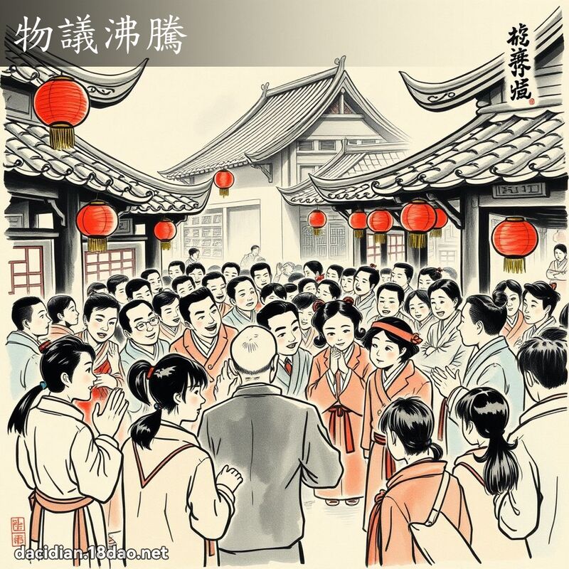 物议沸腾 配图