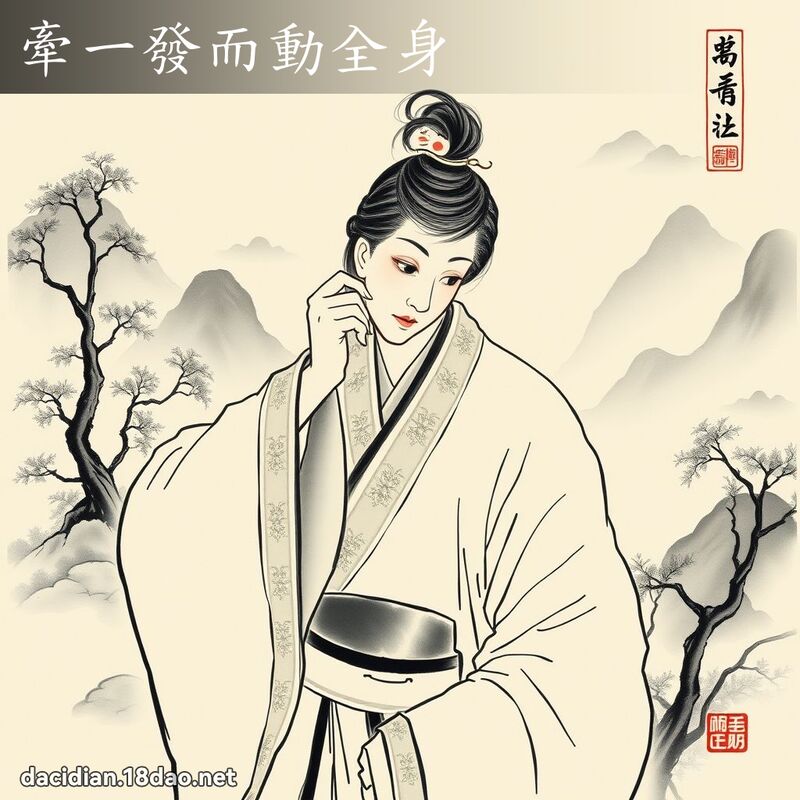牵一发而动全身 配图