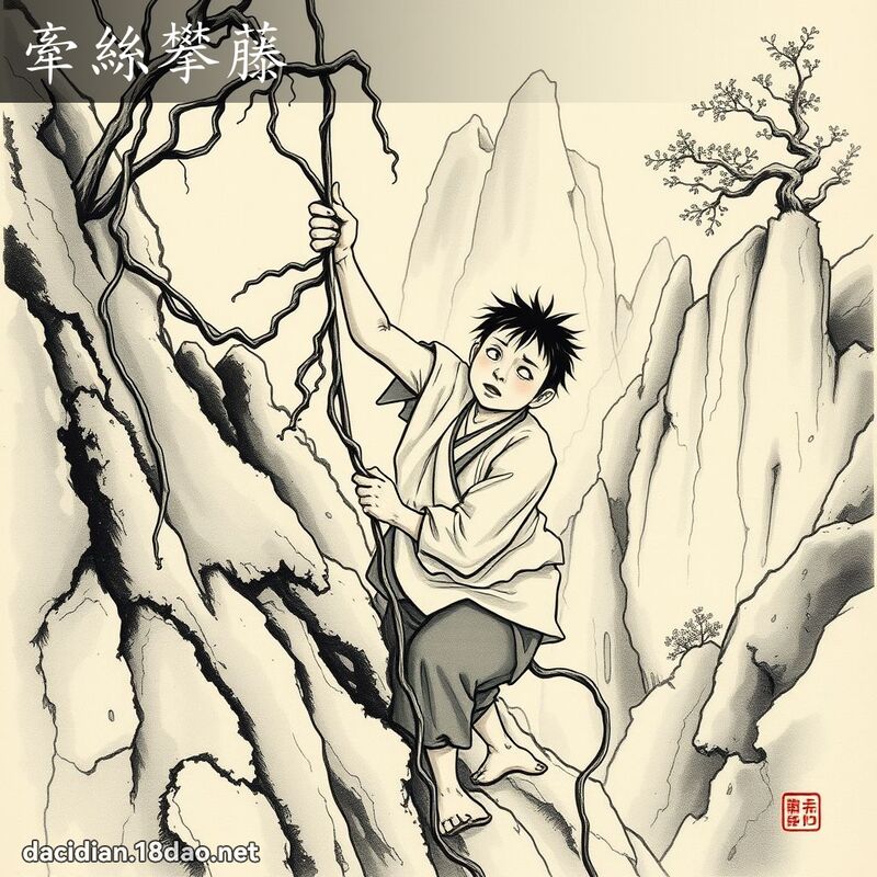 牵丝攀藤 配图