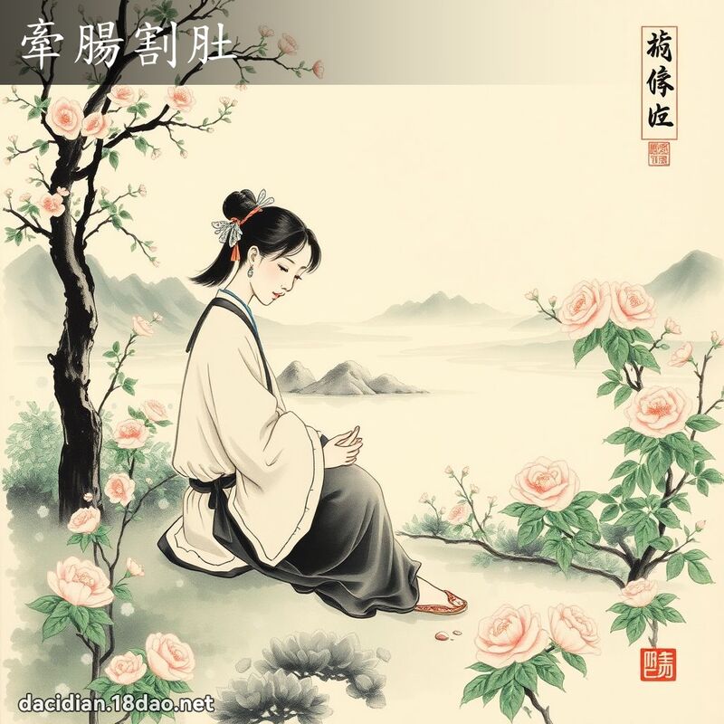 牵肠割肚 配图