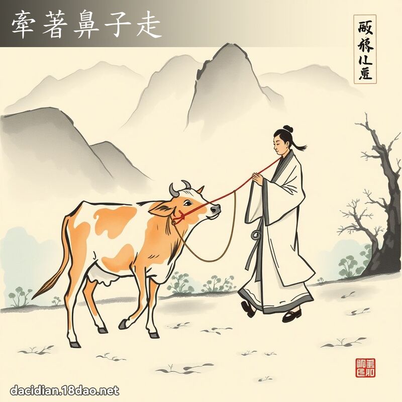 牵著鼻子走 配图