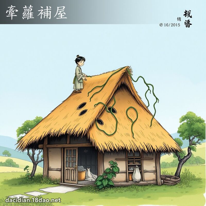牵萝补屋 配图