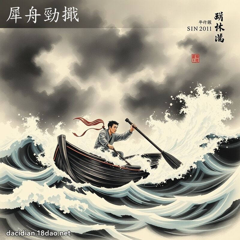 犀舟劲擑 配图