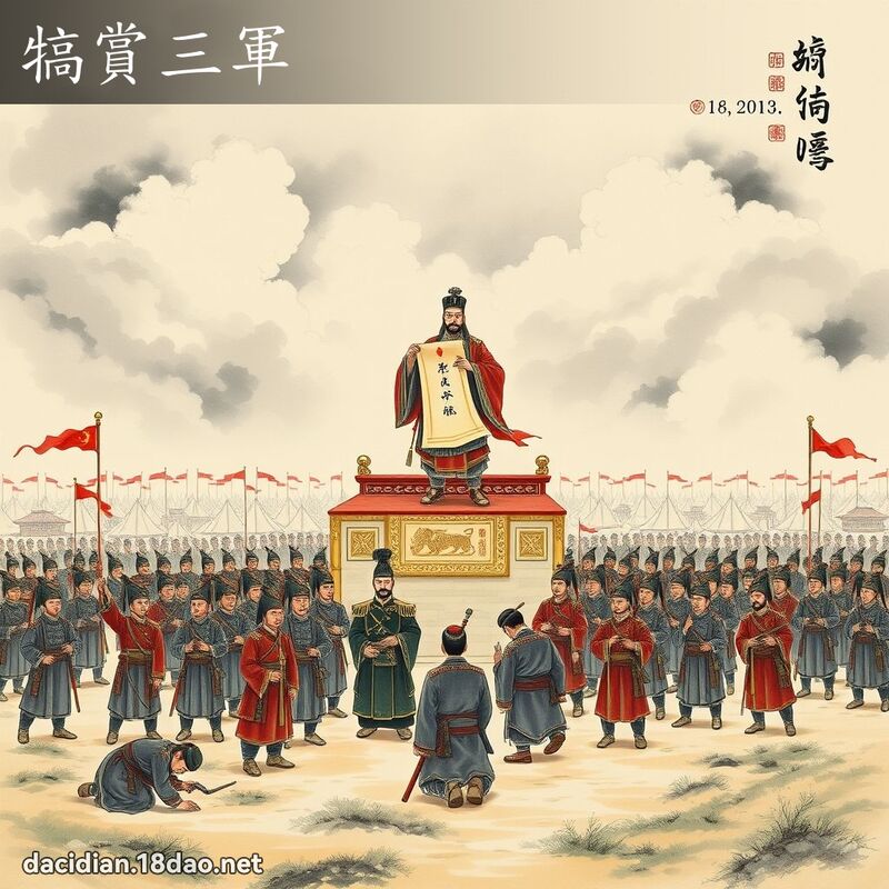 犒赏三军 配图